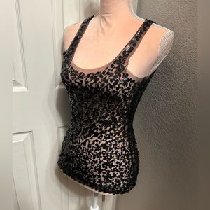 VANITY Ultra Sheer Sequence Tank